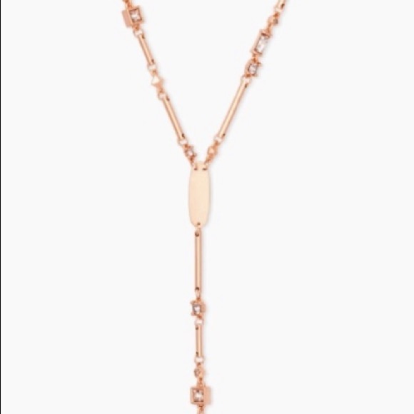 Kendra Scott Jewelry - Kendra Scott y Crowley necklace in rose go…